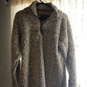True Grit sherpa pullover